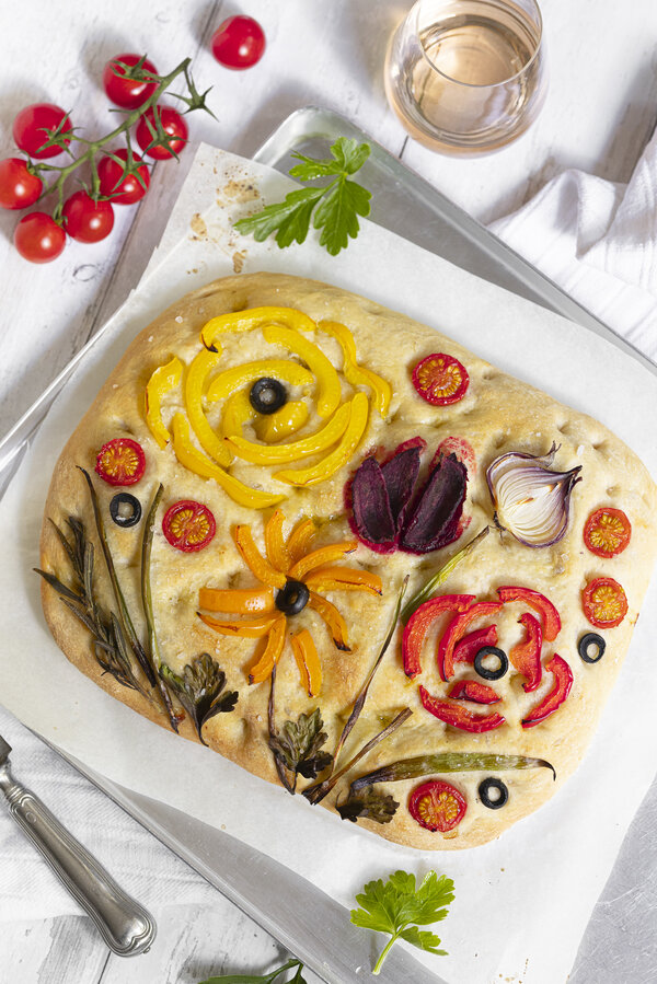 Flower Focaccia | © Sarah Renziehausen