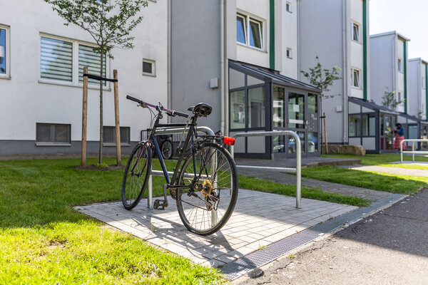 Neue Fahrradständer im Quartier Vierbergen | © Mike Schäfer