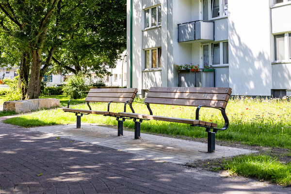 Neue Sitzmöglichkeiten im Quartier Vierbergen | © Mike Schäfer